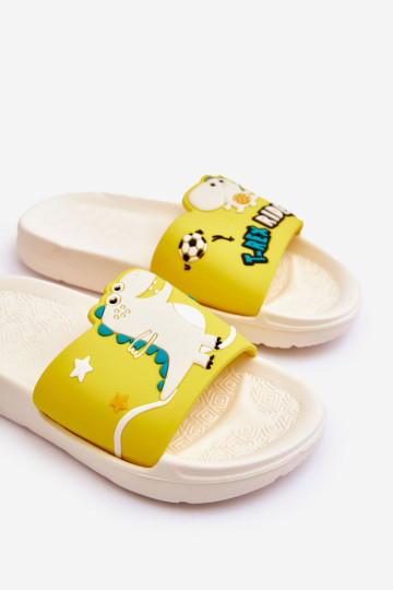 Vaikiškos dinozaurų T-Rex skaidrės smėlio spalvos Bernis 2