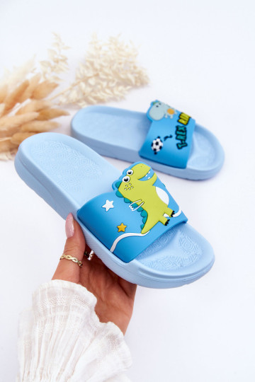 Vaikų dinozaurų T-Rex skaidrės Mėlynas Bernis