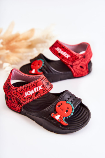 Lengvi putplasčio vaikiški basutės su lipduku Black Asti 2