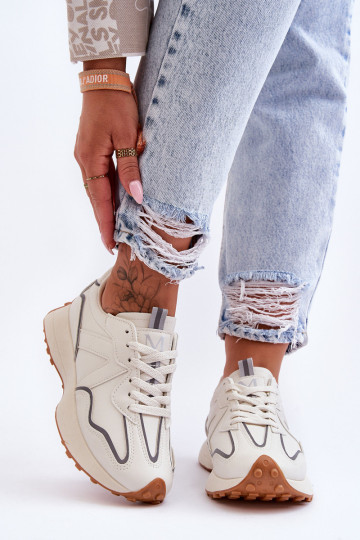 Moteriški sportiniai batai smėlio spalvos Faro