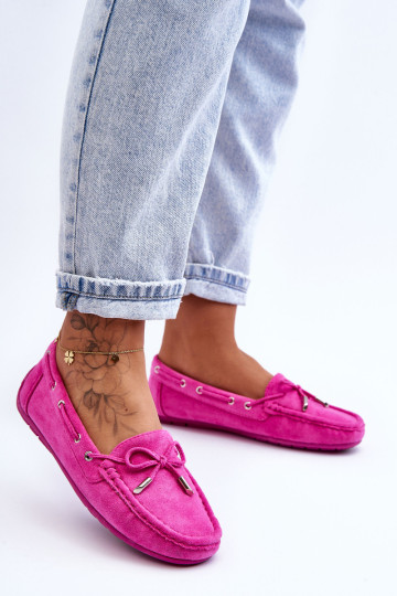 Moteriški zomšiniai mokasinai Pink Si Passione 2