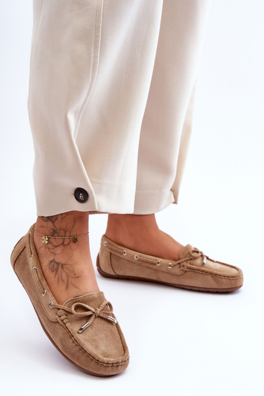 Moteriški zomšiniai batai, rudi Si Passione