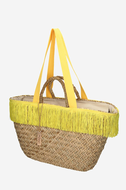Paplūdimio krepšys Nobo XP0320-C008 Beige-geltonas