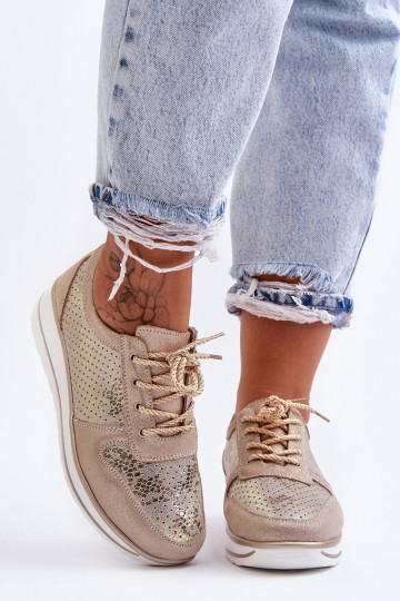 Odiniai sportiniai batai su perforacija S.Barski AL22246...