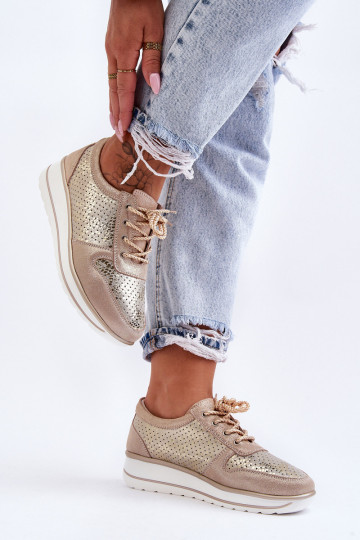 Odiniai sportiniai batai su perforacija S.Barski AL22246... 2