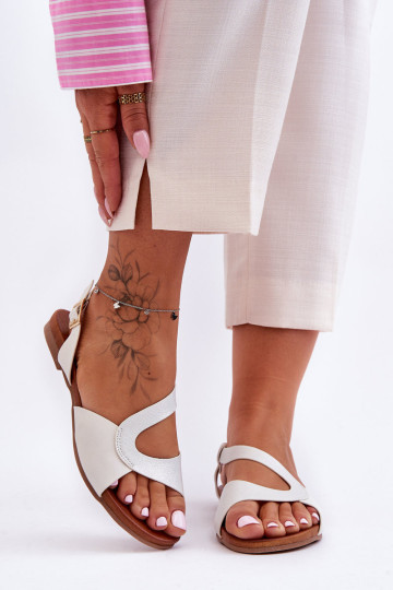 Moteriškos plokščios basutės SBarski 541-22 Sidabras 2