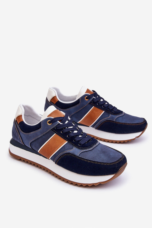 Vyriški sportiniai batai tamsiai mėlyni Scotty