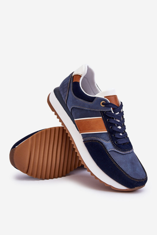 Vyriški sportiniai batai tamsiai mėlyni Scotty