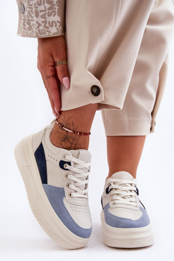 Moteriški sportiniai batai ant didžiulės platformos,...