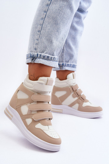 Moteriški aukšti sportiniai batai ant paslėpto pleišto... 2