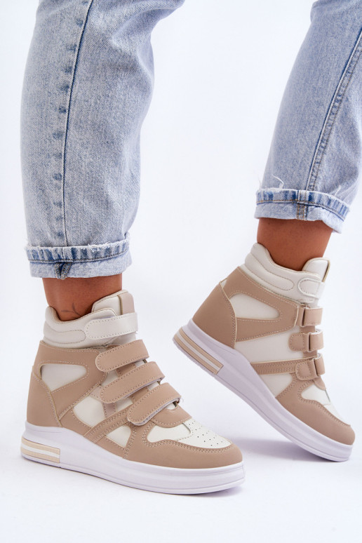 Moteriški aukšti sportiniai batai ant paslėpto...