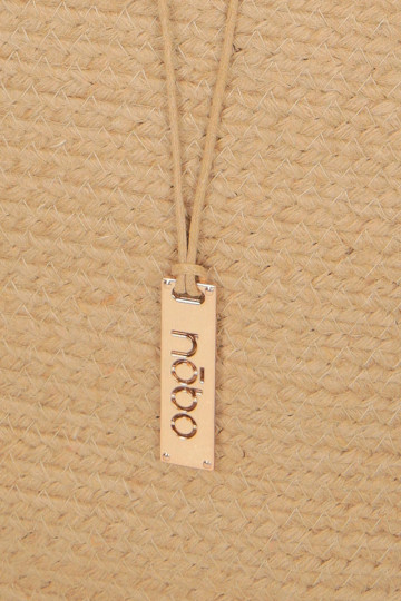 Paplūdimio krepšelis NOBO XP0400-C020 Smėlio spalvos-juodas 2