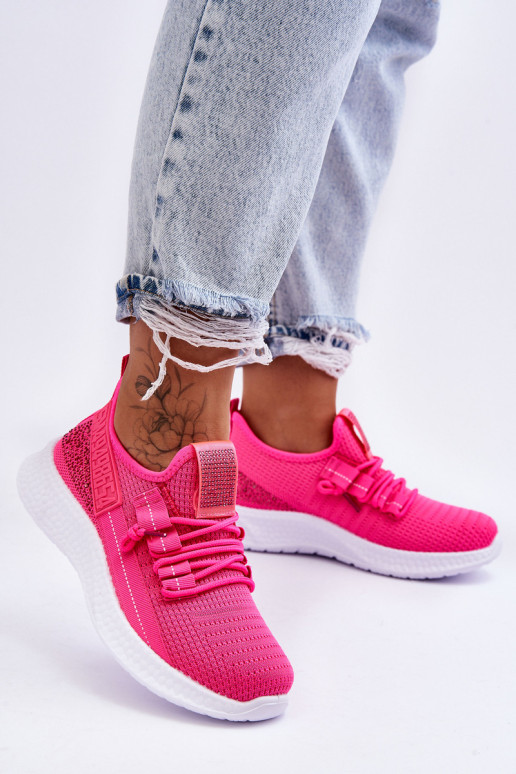 Moteriški užsegami sportiniai batai Neoniniai...