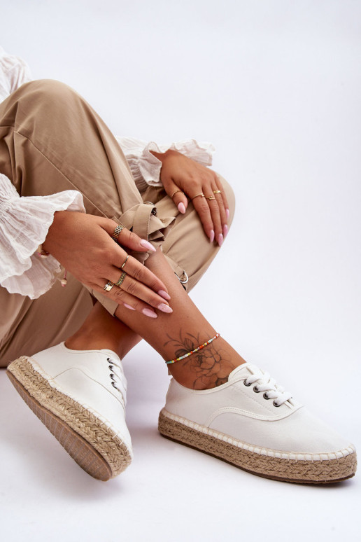 Suvarstomos Espadrilės Big Star LL274833 Baltos