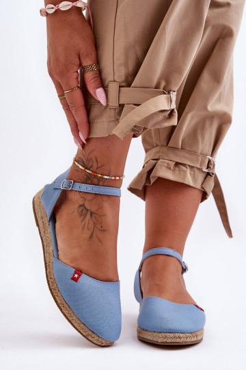 Moterų platforma Espadrilles Big Star FF274532 Mėlyna