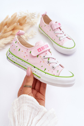 Vaikiški Velcro treniruokliai Big Star LL374064 Rožinė