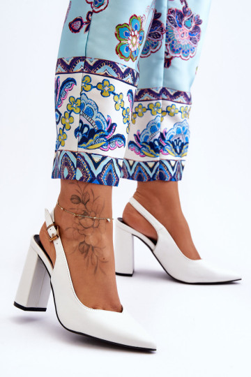 Klasikiniai siurblys su stiletto kulnu White My Love 2