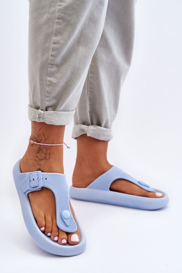 Moteriškos putplasčio šlepetės Mėlynos Apolla