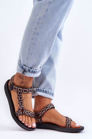 Moteriškos atlasinės sportinės basutės Juodos ir smėlio spalvos Victory