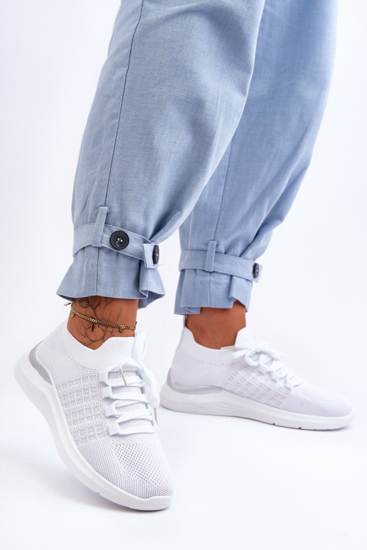 Moteriški klasikiniai sportbačiai, balti Nikilla