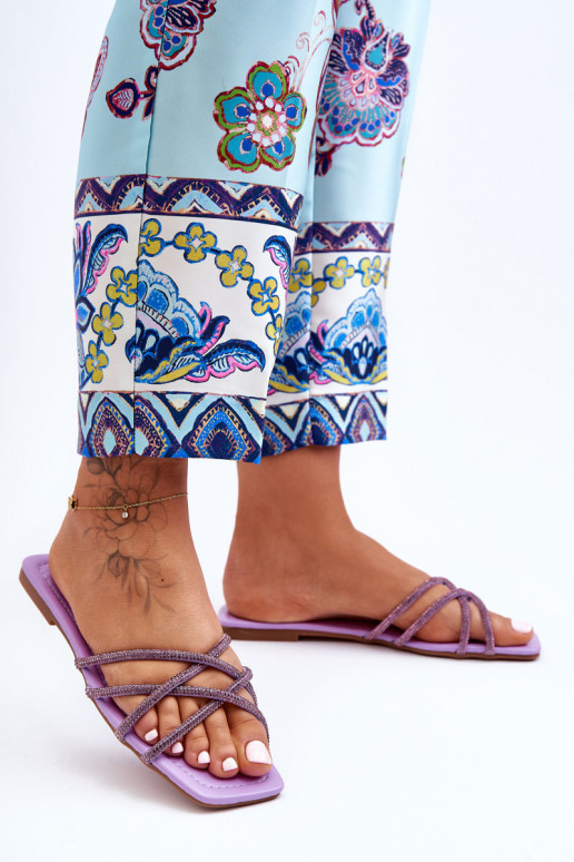 Moteriški sandalai su dirželiais su Diamantes...