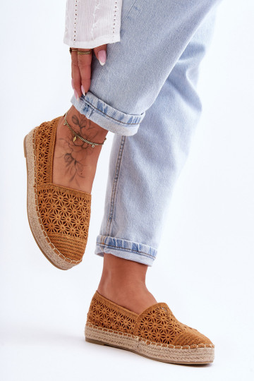 Moteriški nėriniai espadrilės Camel One Lover