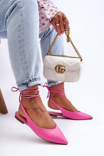 Moteriški nėriniuoti baleto buteliai Rožinė Lilly Ann 2