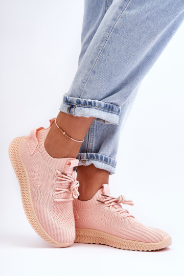 Moteriški slydimo audinio sportiniai batai Rožinė Zauna