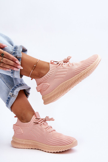 Moteriški slydimo audinio sportiniai batai Rožinė Zauna