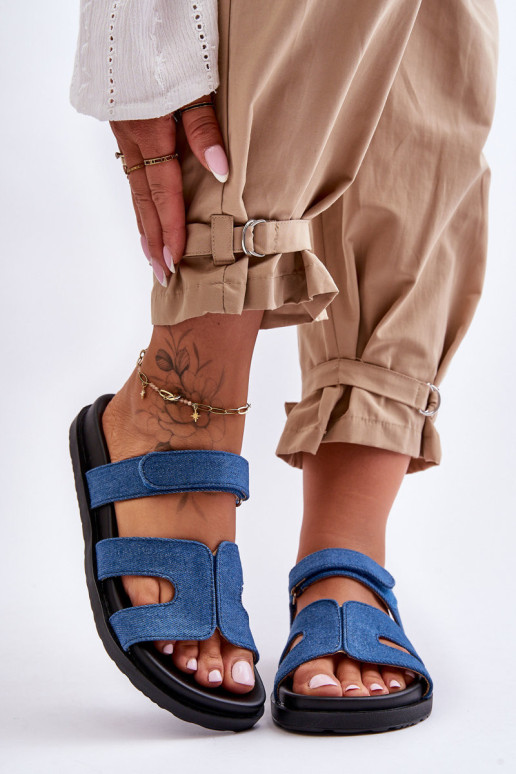 Tamsiai mėlynos šlepetės Jose 3