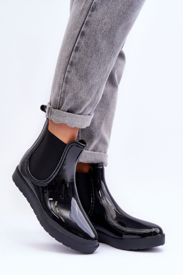 Moteriški batai Wellies Black Deila 2