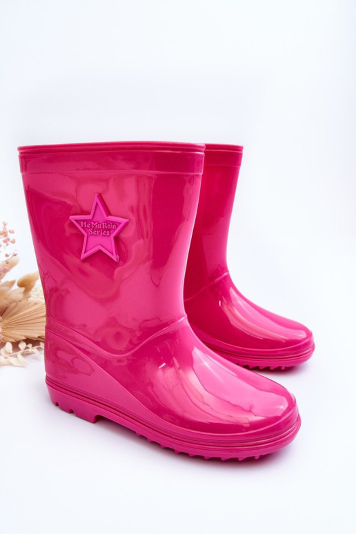 Vaikiški guminiai Wellingtons Fuchsia Malvi