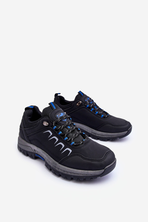 Vyriški žemi trekingo batai Black Galas