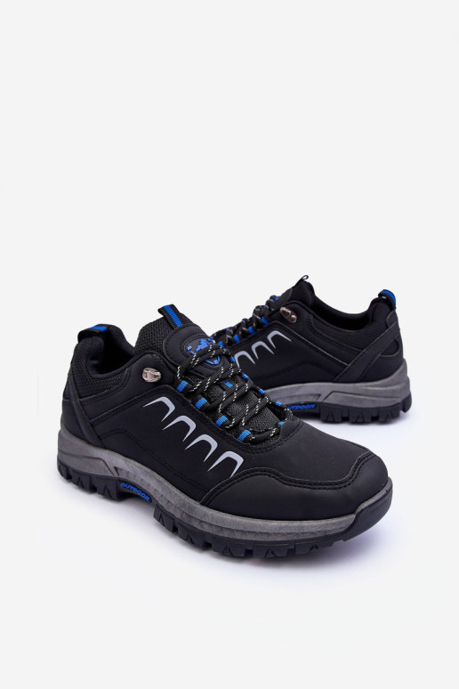 Vyriški žemi trekingo batai Black Galas