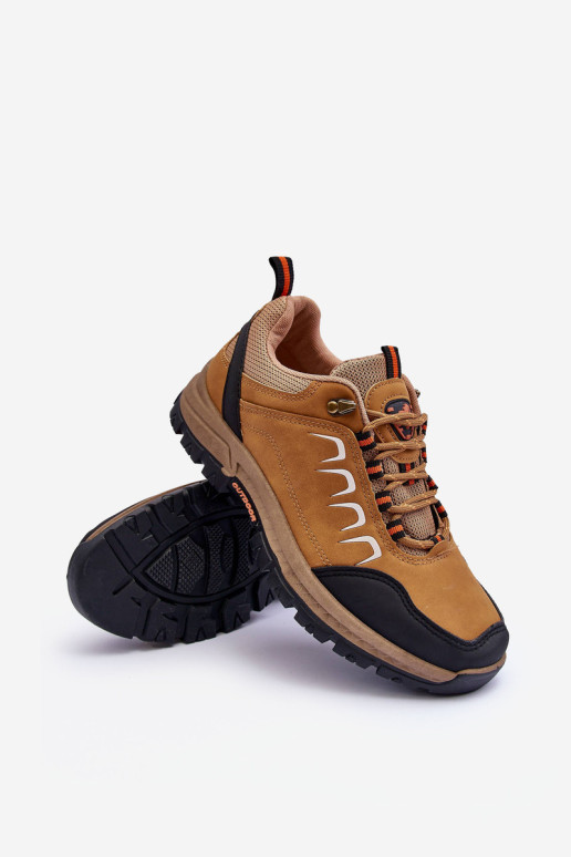Vyriški žemi trekingo batai Brown Galas