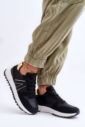 Eko odos moteriški sportiniai batai Black Kabama