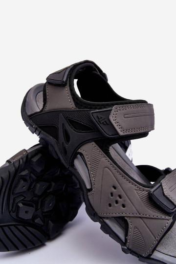 Vyriški sportiniai sandalai 4F 4FSS23FSANM018-22S tamsiai pilki