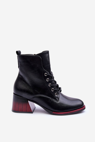 Eko odos batai su kulnais, juodi Luloshe