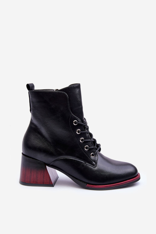 Eko odos batai su kulnais, juodi Luloshe