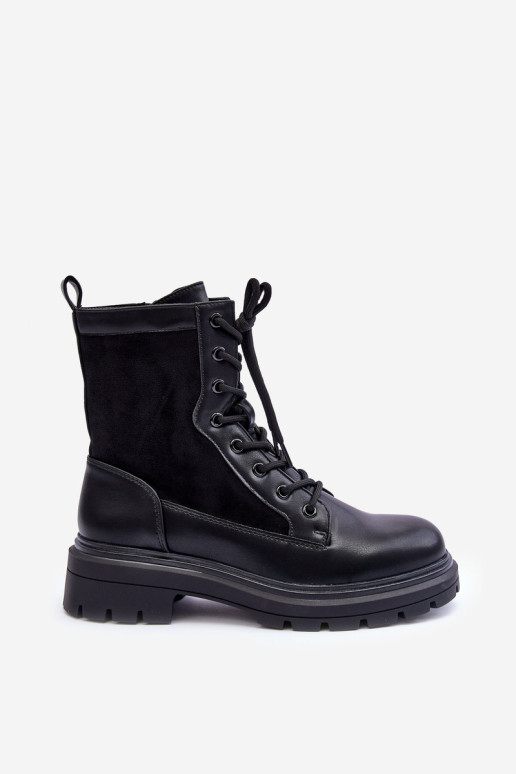 Moteriški batai juodi Faustina