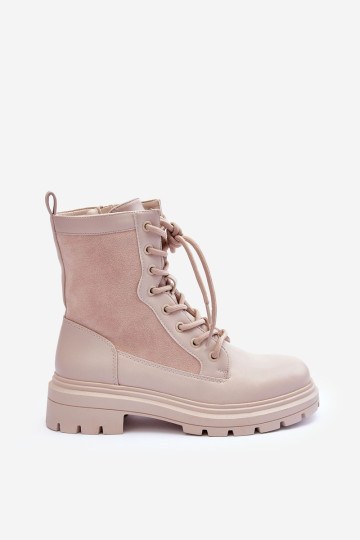 Moteriški Chelsea batai šviesiai smėlio spalvos Faustina