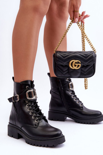 Stilingi suvarstomi batai su ornamentu Black Ollia 2