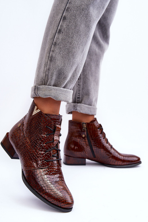 Moteriški odiniai batai Maciejka 5743C-02 Ruda