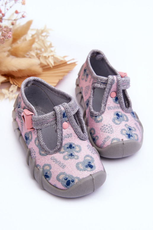 Blizgūs Papcie batai Befado 110P474 pilkai...