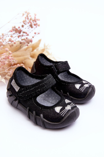 Shiny Cats Befado Ballet Flats Batai 109P234 Juodi