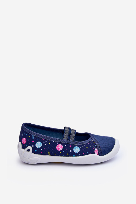 Ballet Flats Šlepetės Befado 116X316 Navy