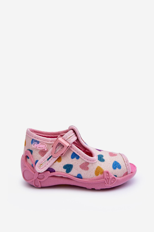 Širdelės šlepetės Papcie Befado 213P140 Rožinė