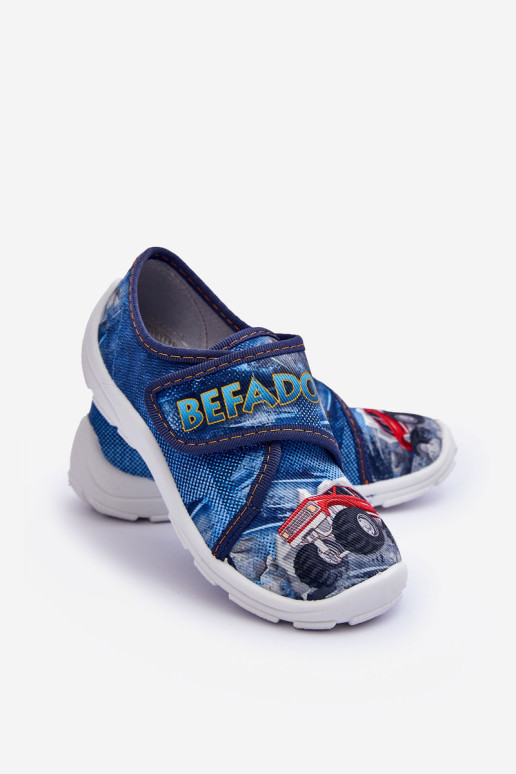 Šlepetės berniukams Befado 974Y507 Mėlynos