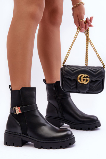 Moteriški batai, juodi Elspetia 2