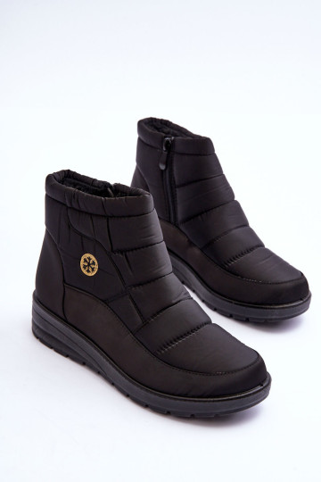 Moteriški izoliuoti sniego batai juodi Helis 2